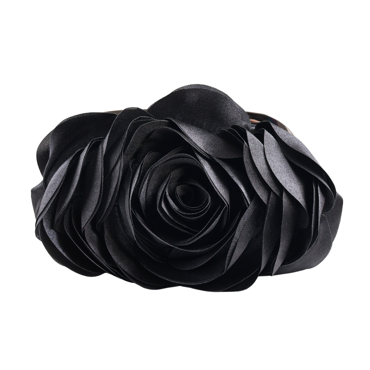 Bolsa Festa Clutch Flor Preta