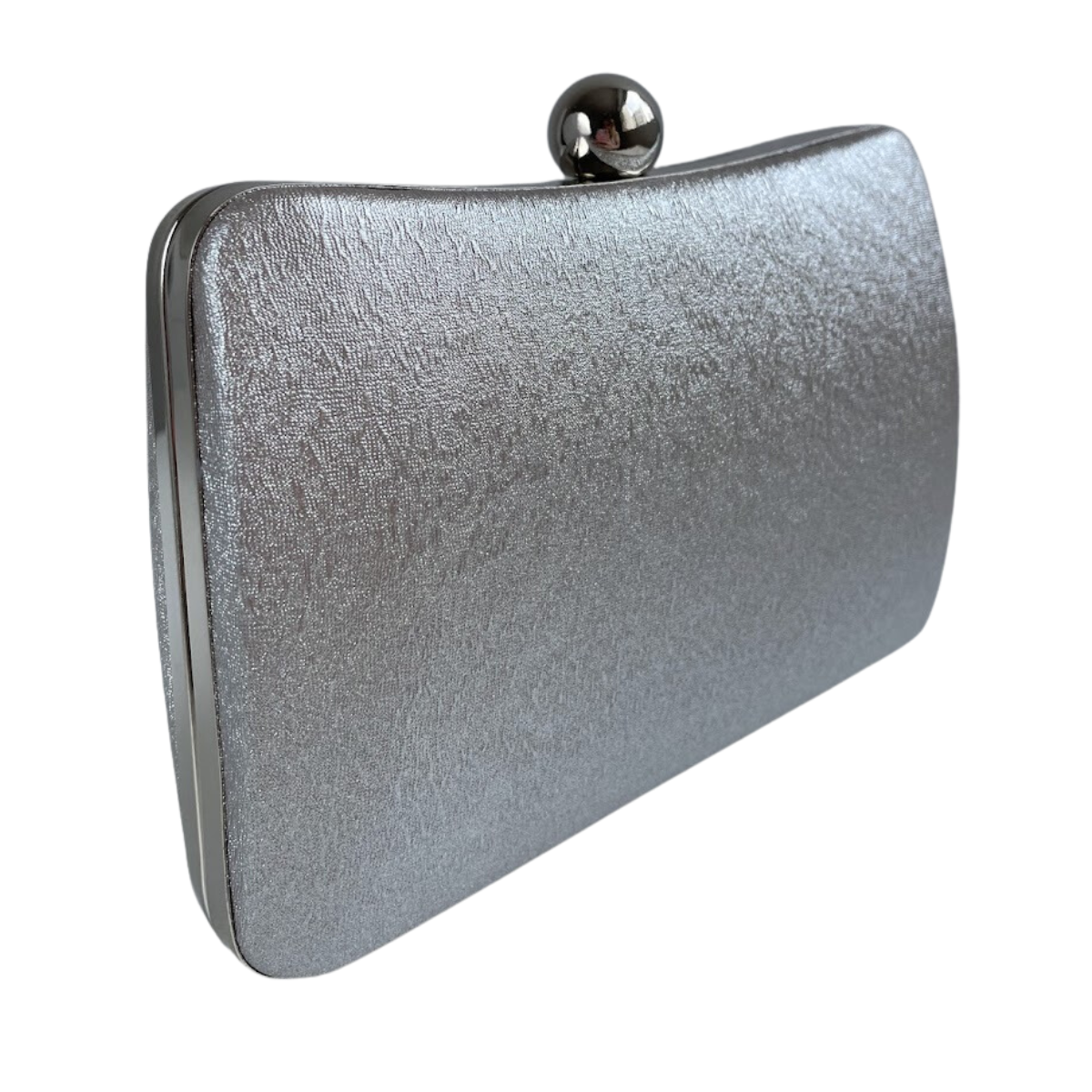 Bolsa de Festa Clutch Brilho Prata
