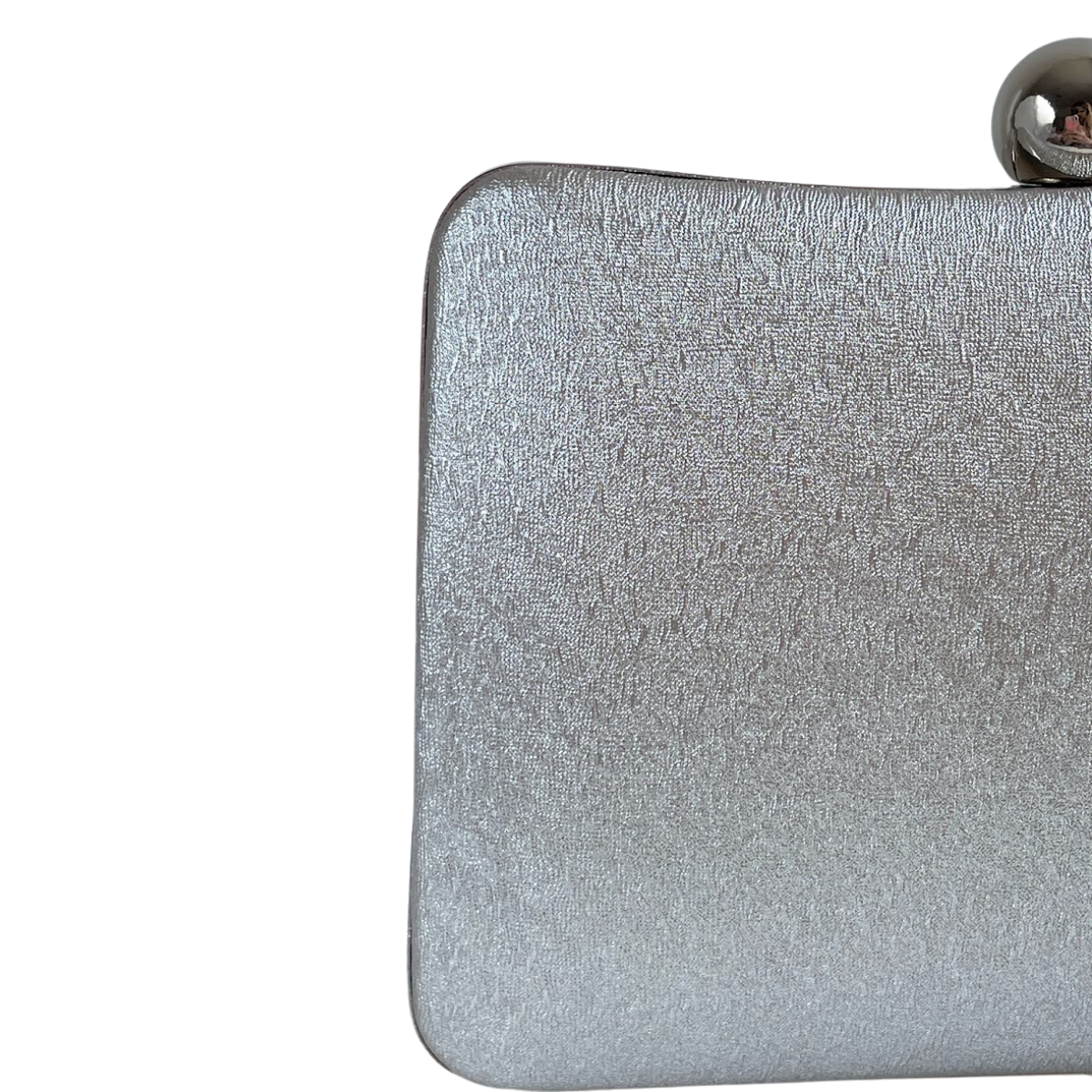 Bolsa de Festa Clutch Brilho Prata