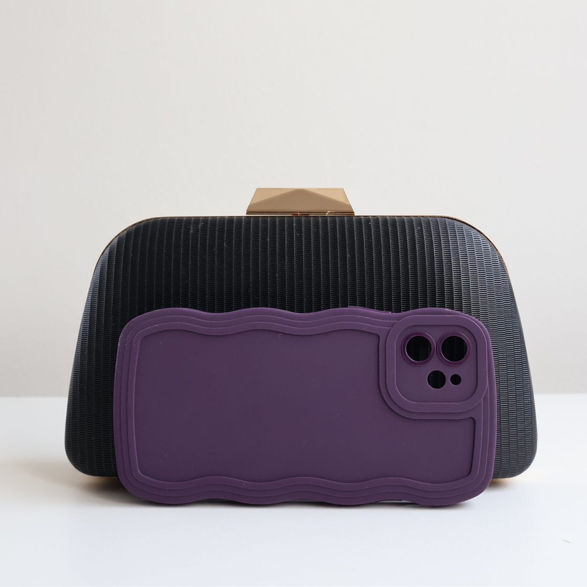Bolsa de Festa Clutch Preta