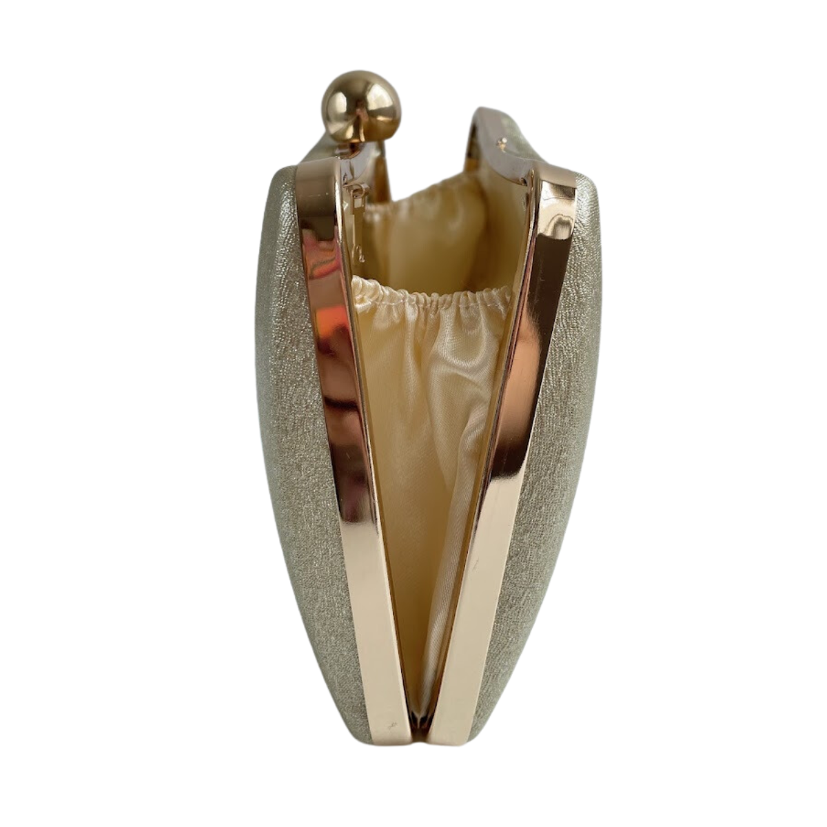 Bolsa de Festa Clutch Brilho Dourada - ReUse