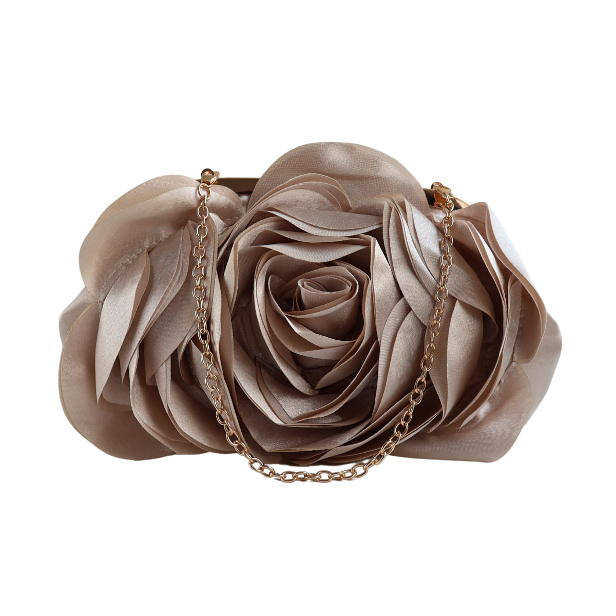 Bolsa Festa Clutch Flor Bege