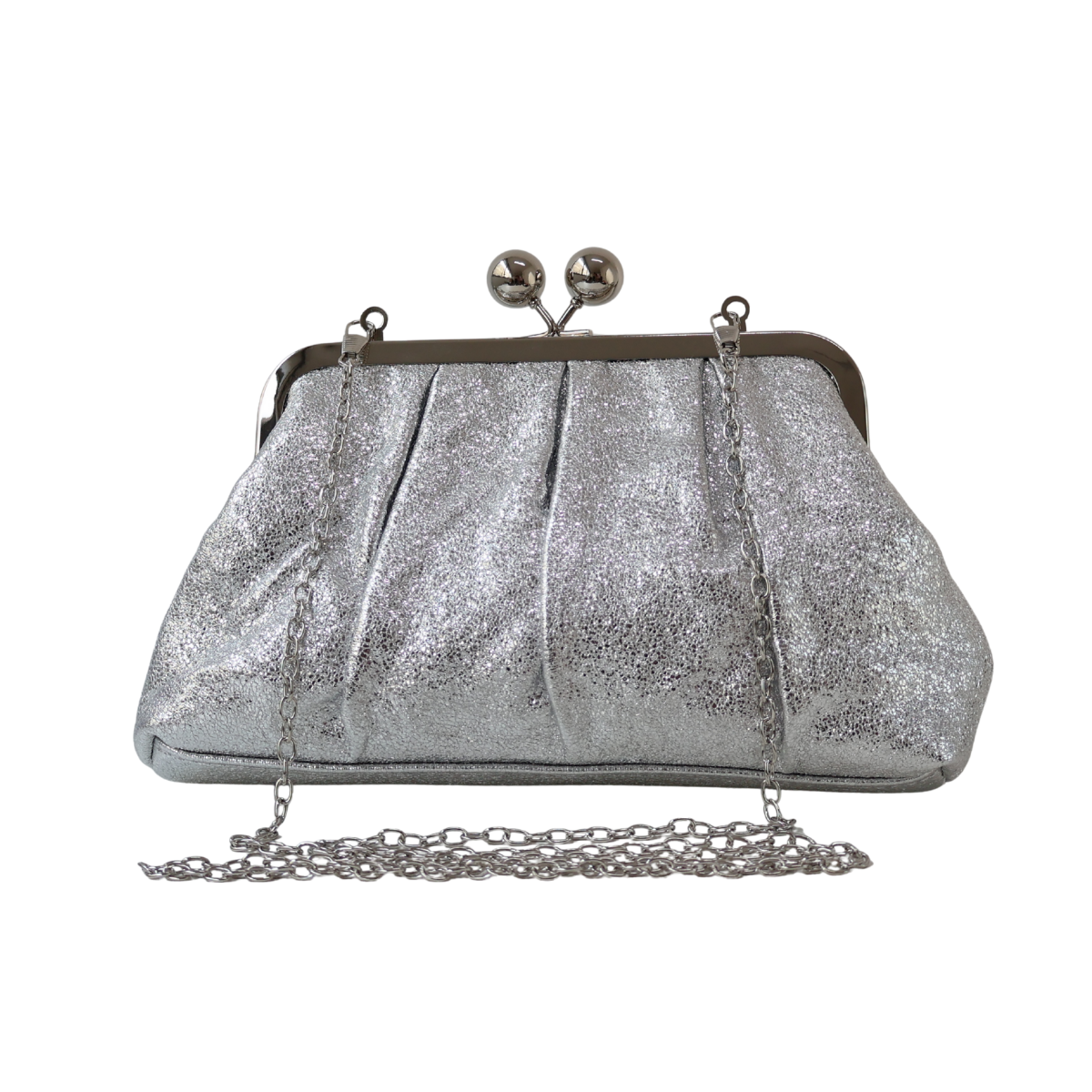 Bolsa Pouch Festa Clutch Prata