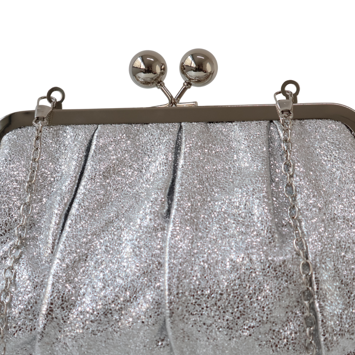 Bolsa Pouch Festa Clutch Prata