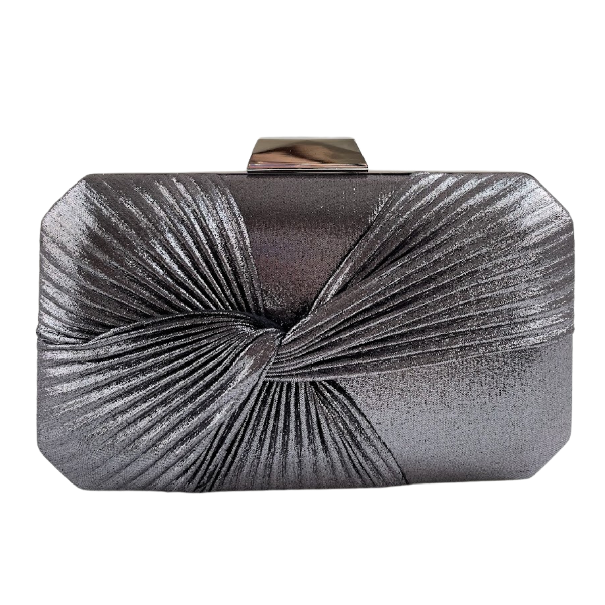 Bolsa de Festa Clutch Prata Envelhecido - ReUse