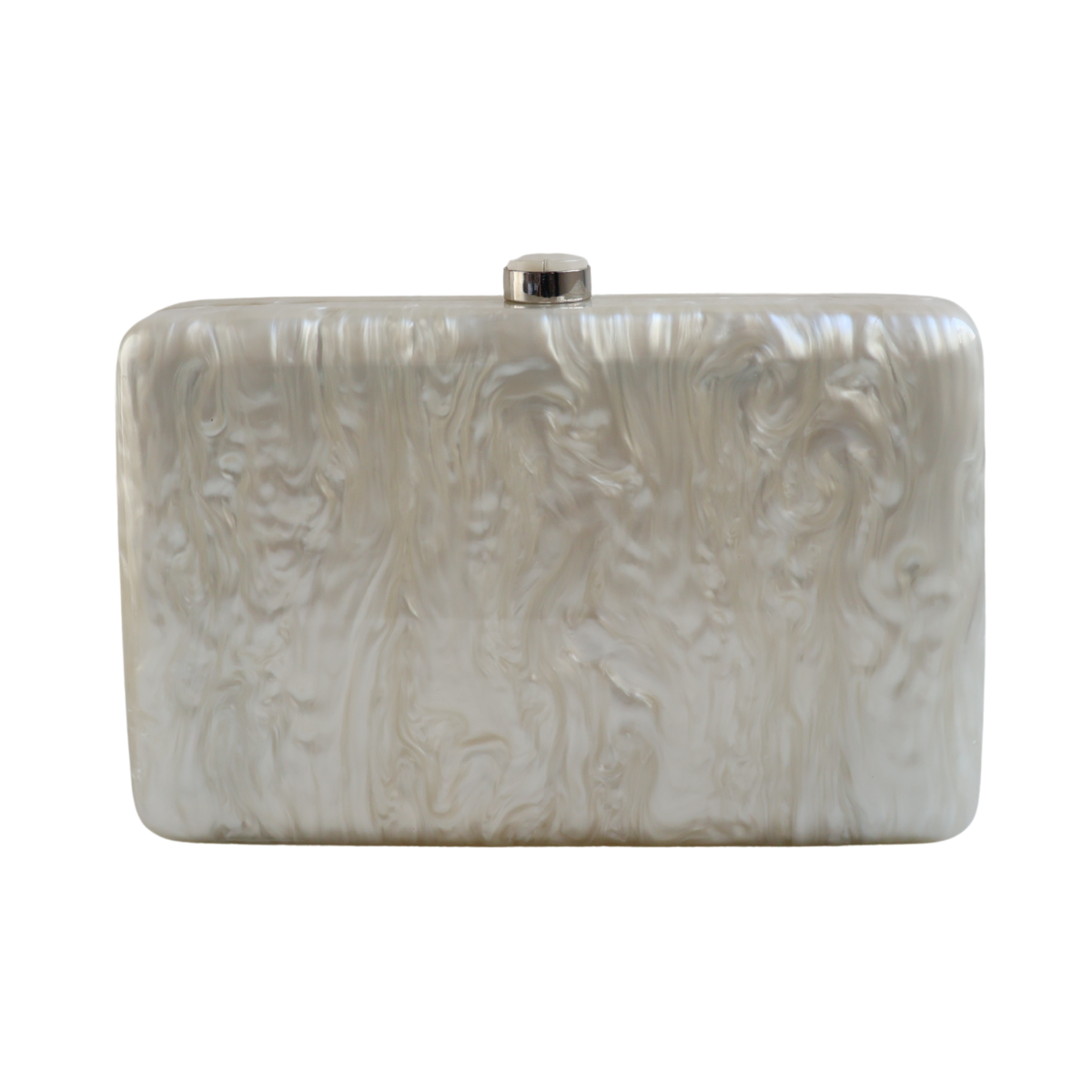 Bolsa Clutch Festa Acrílico Off White
