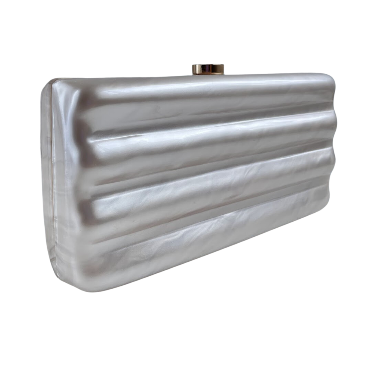 Bolsa Clutch Festa Acrílico Bege Nude