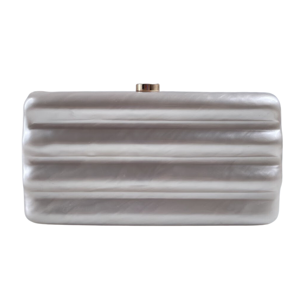 Bolsa Clutch Festa Acrílico Bege Nude