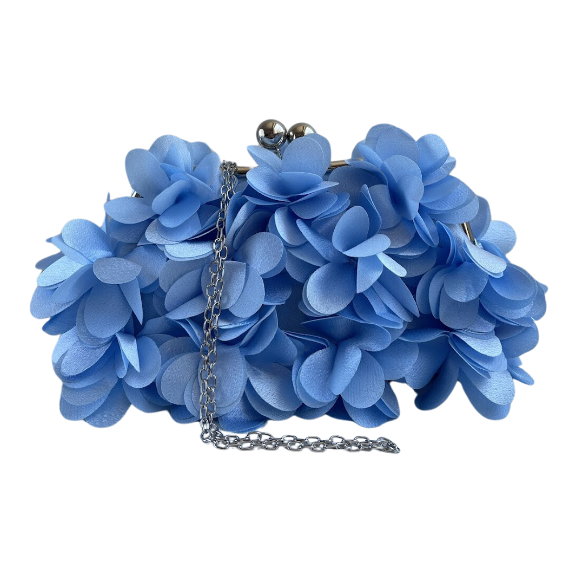 Bolsa Festa Clutch Flores Azul Serenity
