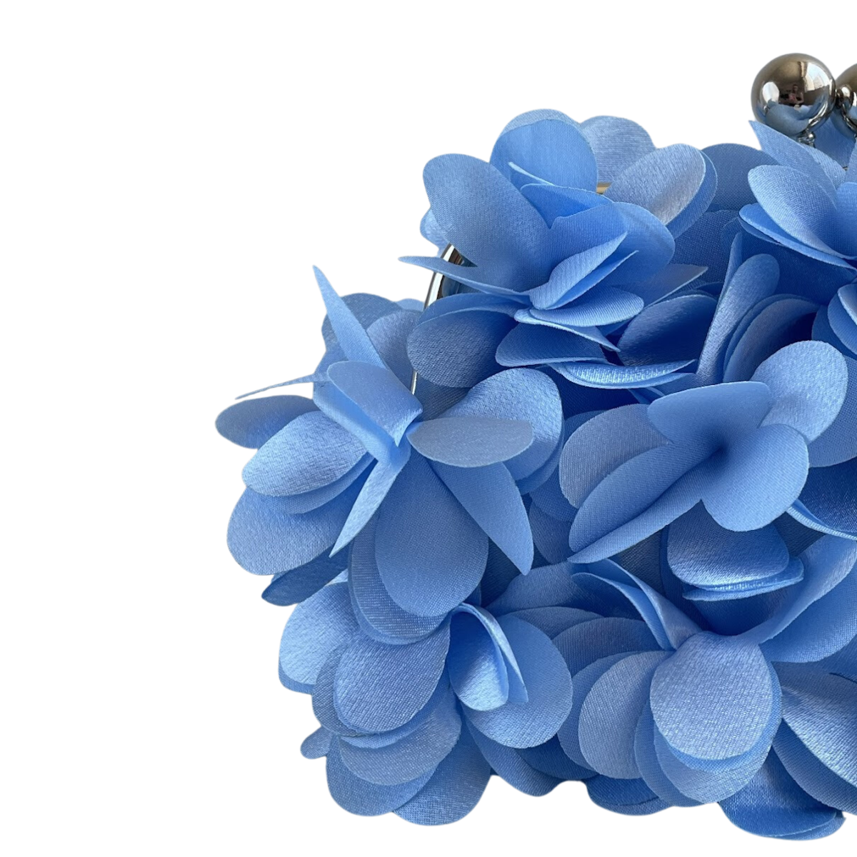 Bolsa Festa Clutch Flores Azul Serenity