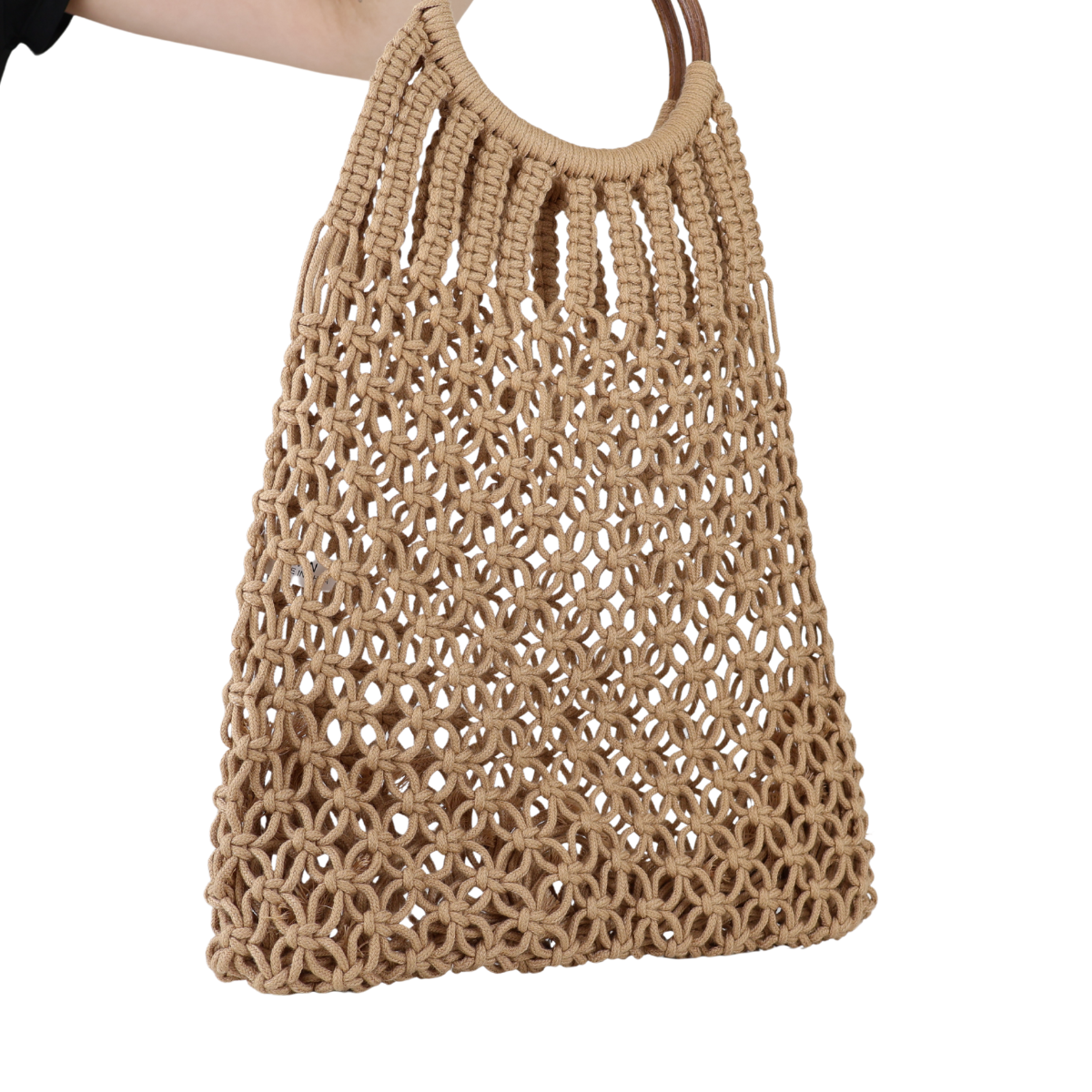 Bolsa Média Macramê Bege - ReUse