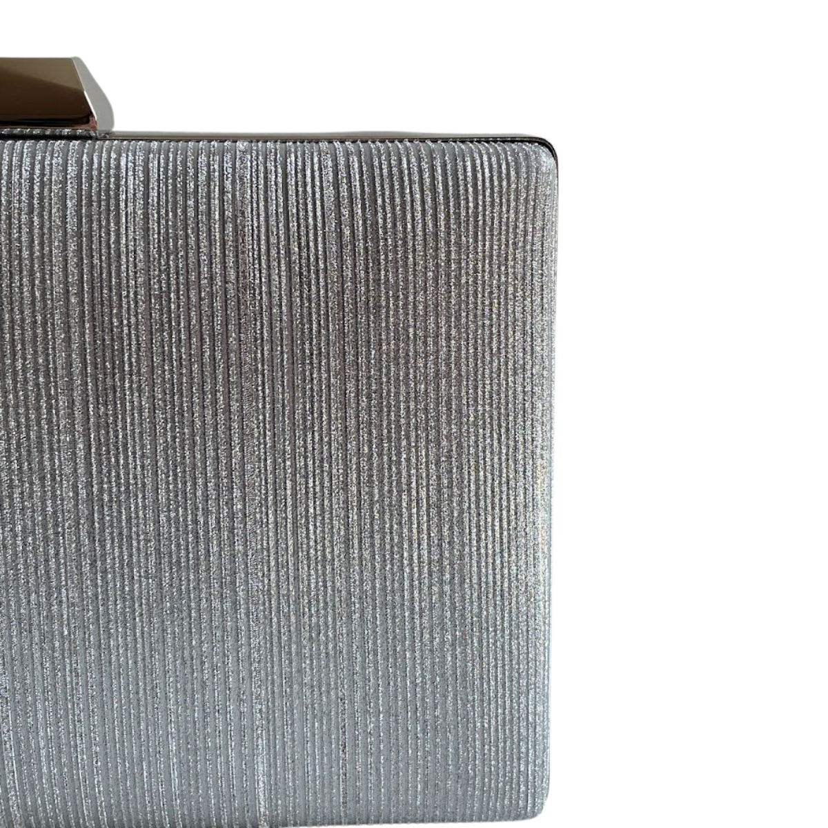Bolsa Festa Clutch Brilho Prata