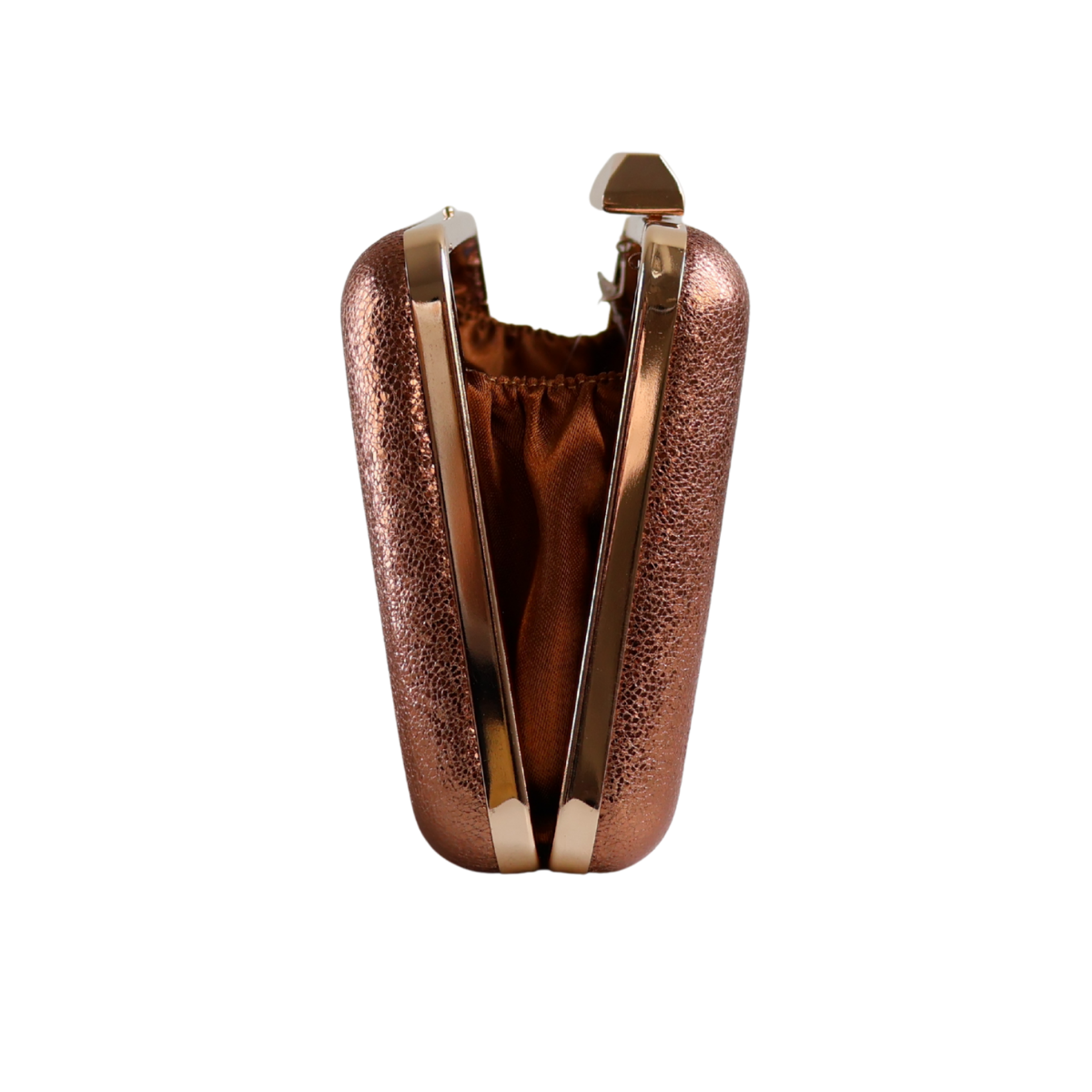 Bolsa Clutch Festa Marrom Cobre