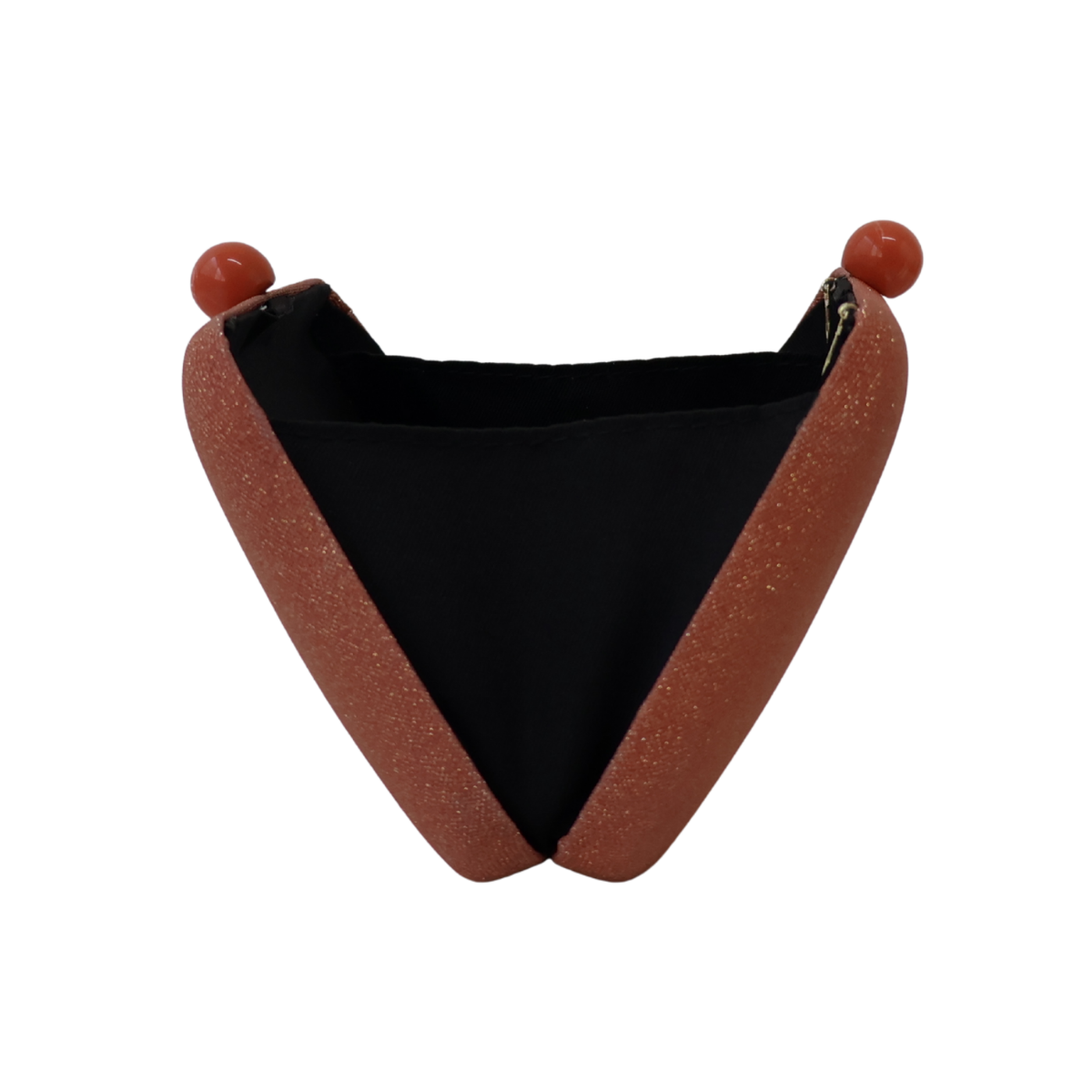 Bolsa de Festa Clutch Laranja Terracota Brilho