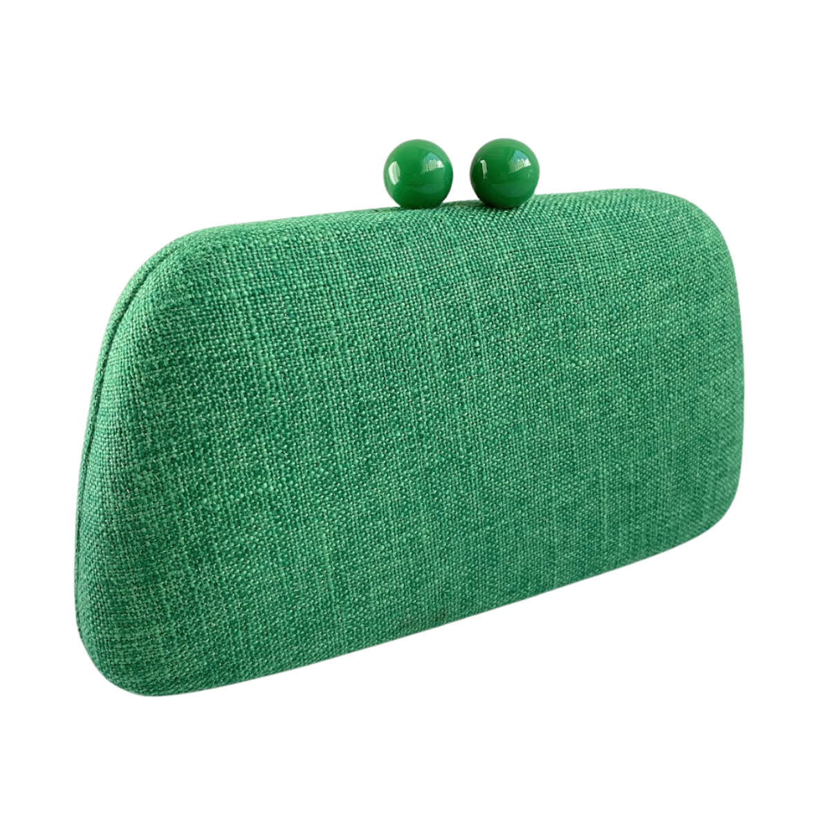 Bolsa de Festa Clutch Linho Verde