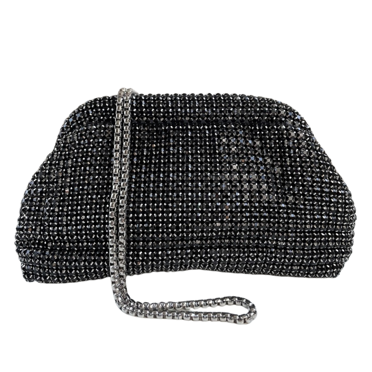 Bolsa Festa Clutch Strass Preta