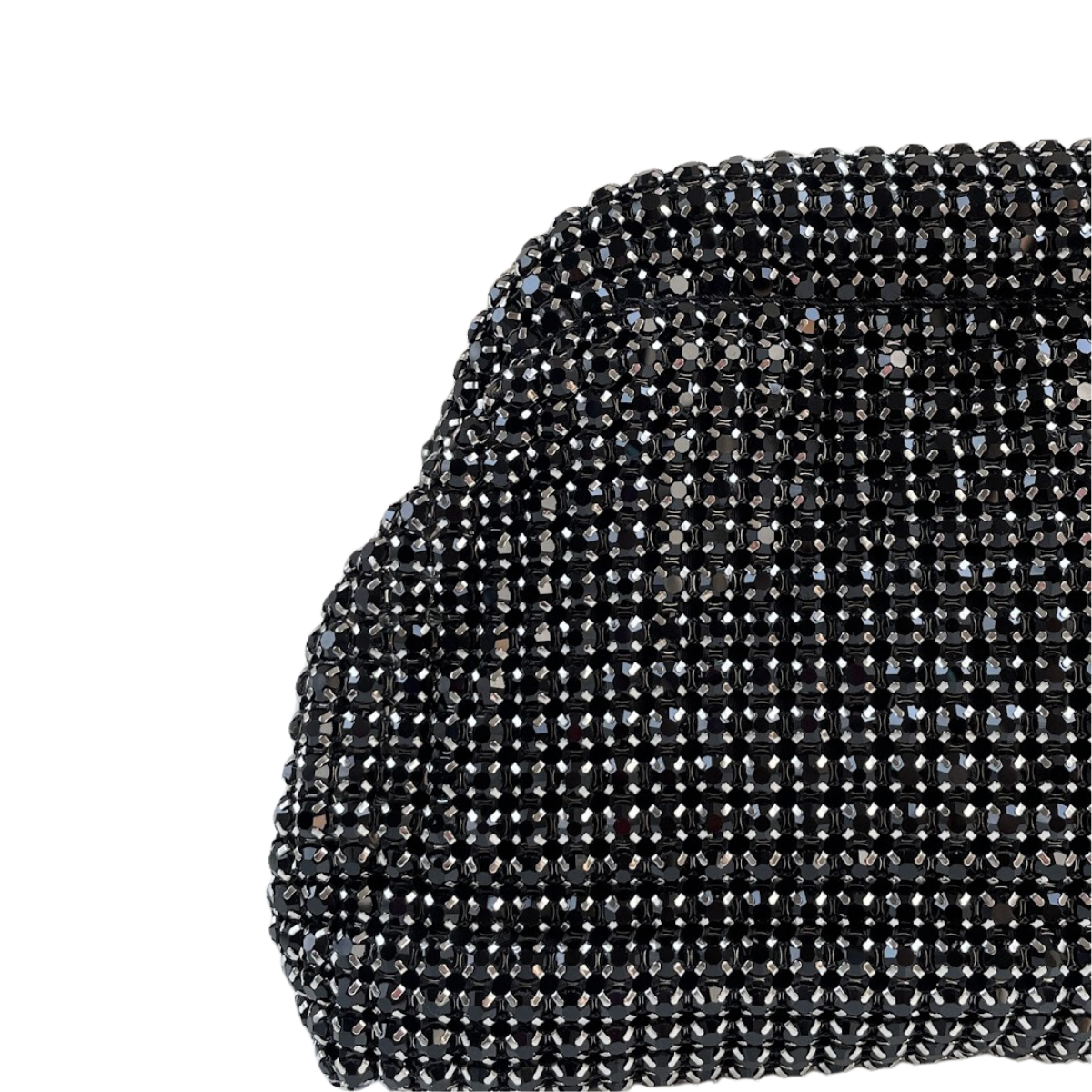 Bolsa Festa Clutch Strass Preta