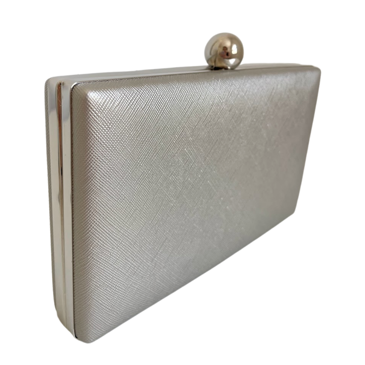 Bolsa de Festa Clutch Retangular Prateada - ReUse