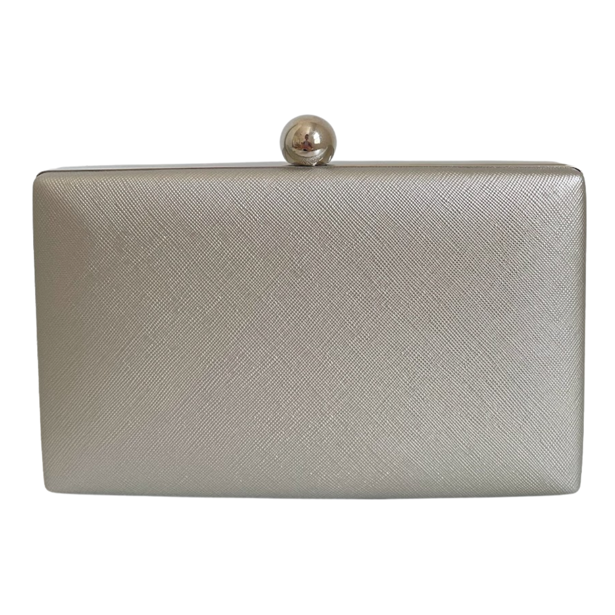 Bolsa de Festa Clutch Retangular Prateada - ReUse