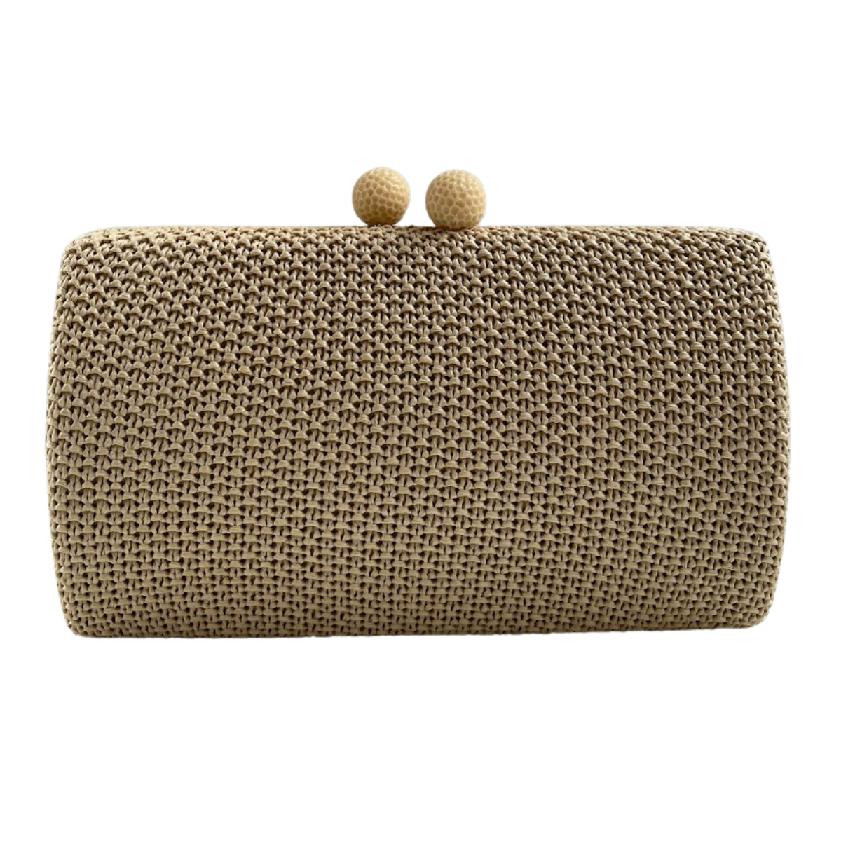 Bolsa Festa Clutch Palha Bege