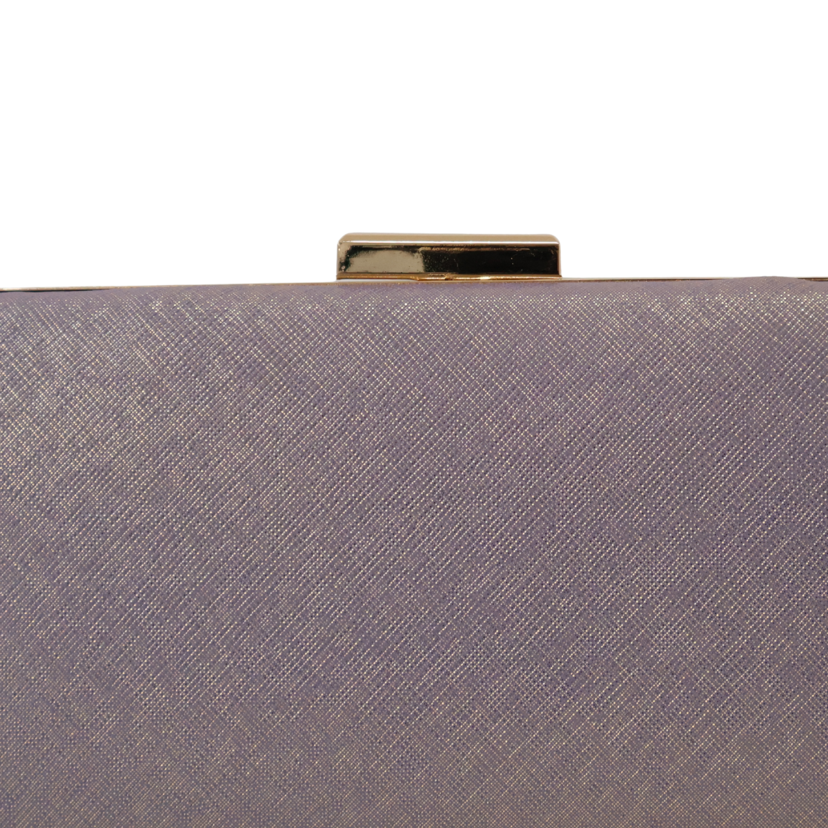 Bolsa de Festa Clutch Lilás e Dourado
