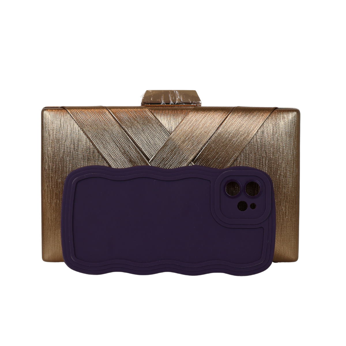 Bolsa Clutch Festa Ouro Velho