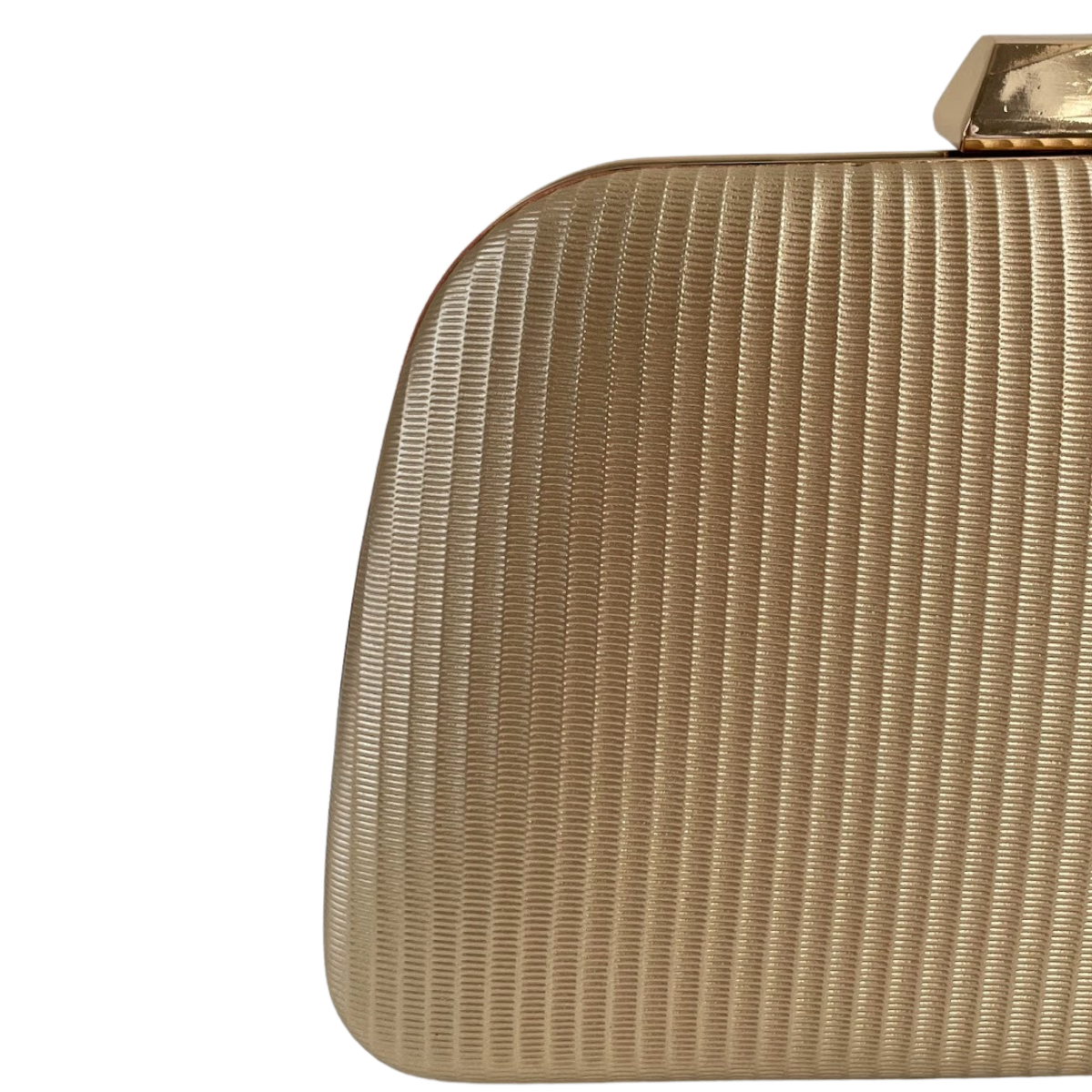 Bolsa de Festa Clutch Trapezoidal Dourada - ReUse