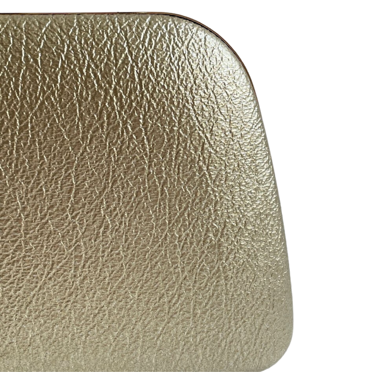 Bolsa de Festa Clutch Trapezoidal Dourada
