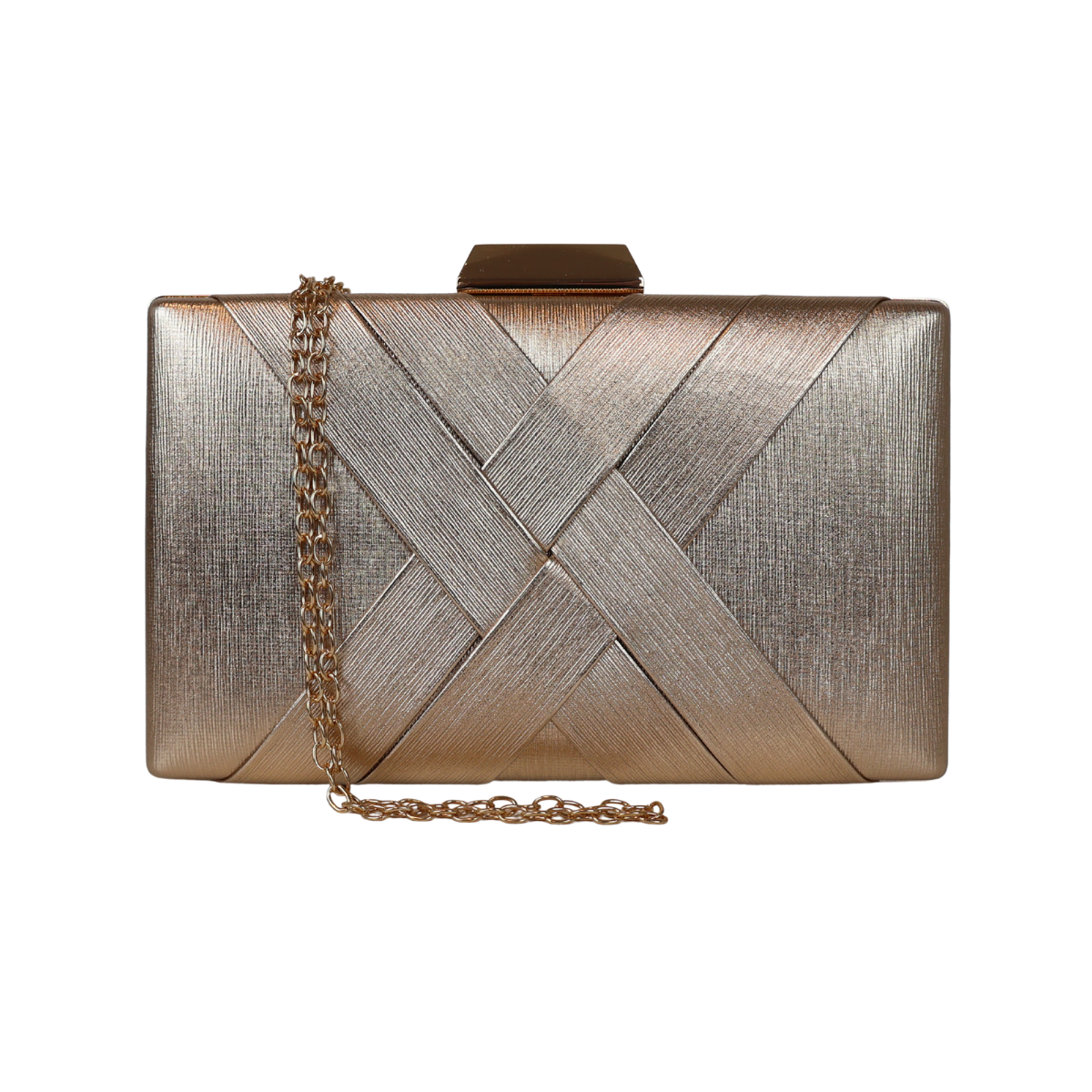 Bolsa Clutch Festa Dourada