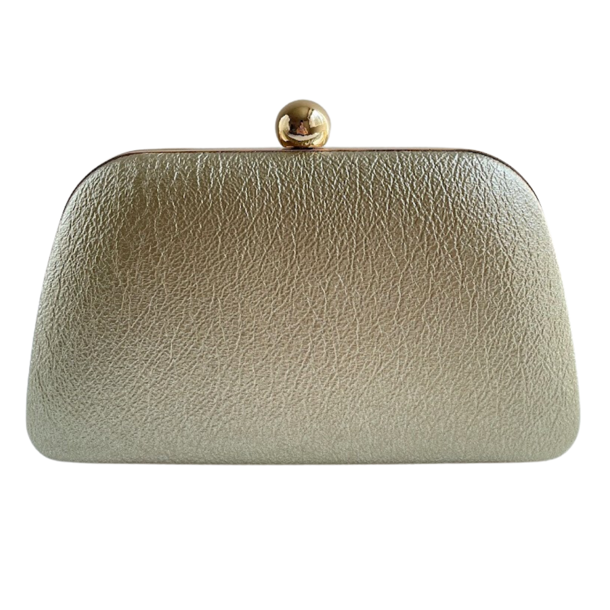 Bolsa de Festa Clutch Trapezoidal Dourada - ReUse