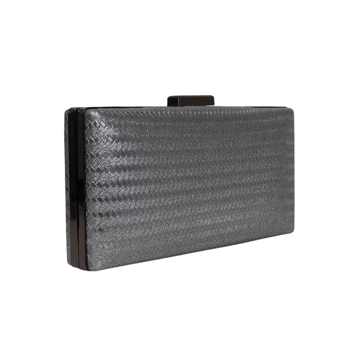 Bolsa de Festa Clutch Prata Grafite