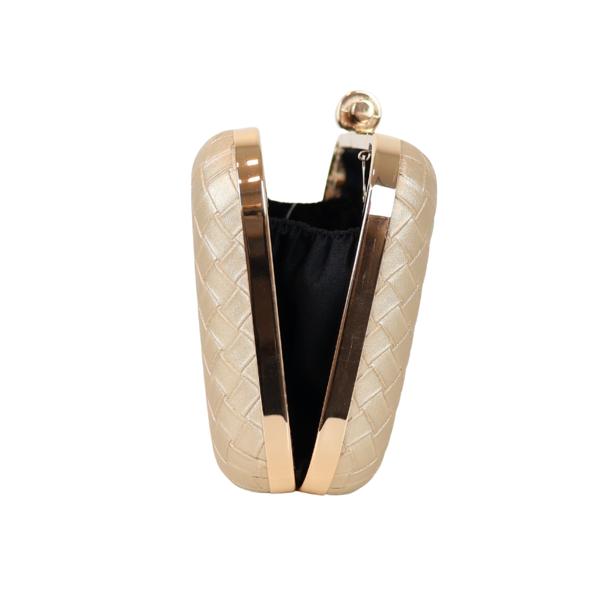 Bolsa Clutch Festa Tramas Dourada