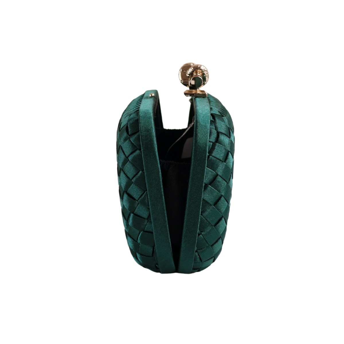 Clutch Tressê Cetim Inspired Pequena Verde