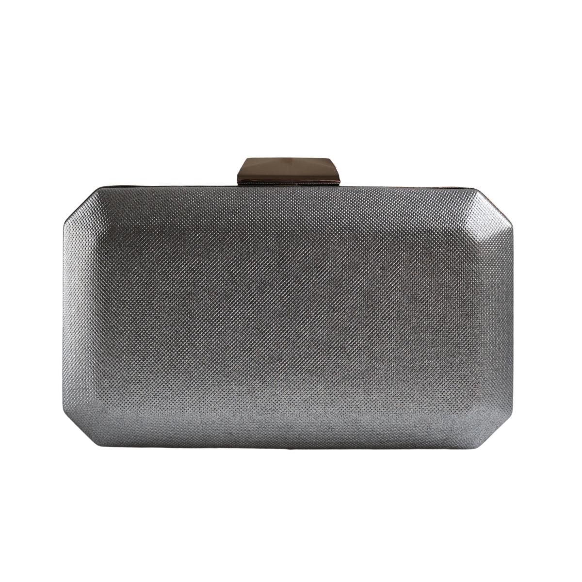 Bolsa de Festa Clutch Prata Grafite