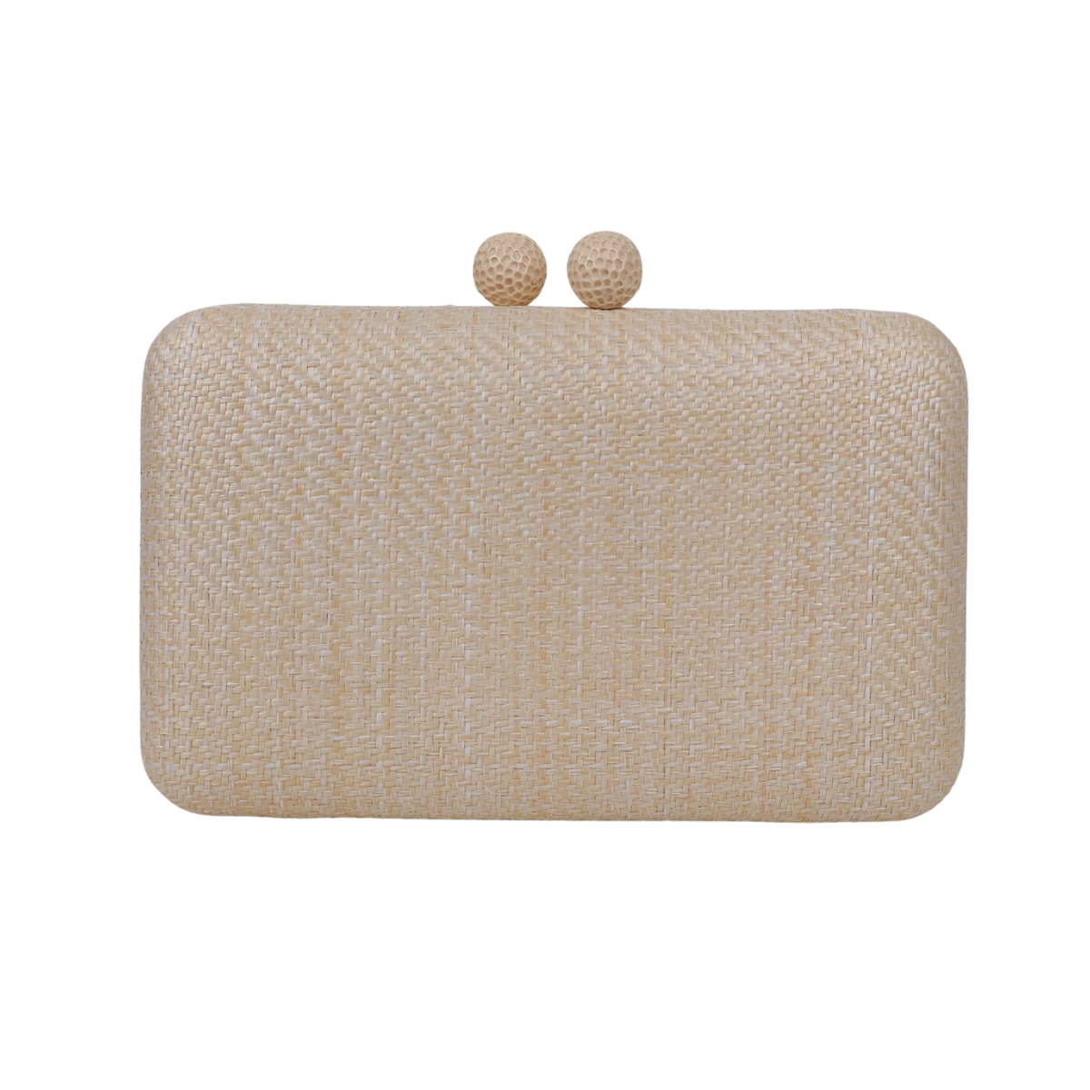 Bolsa Clutch Festa Palha Bege Claro