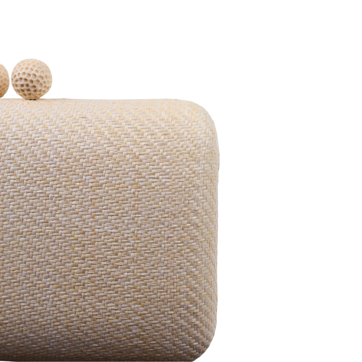 Bolsa Clutch Festa Palha Bege Claro