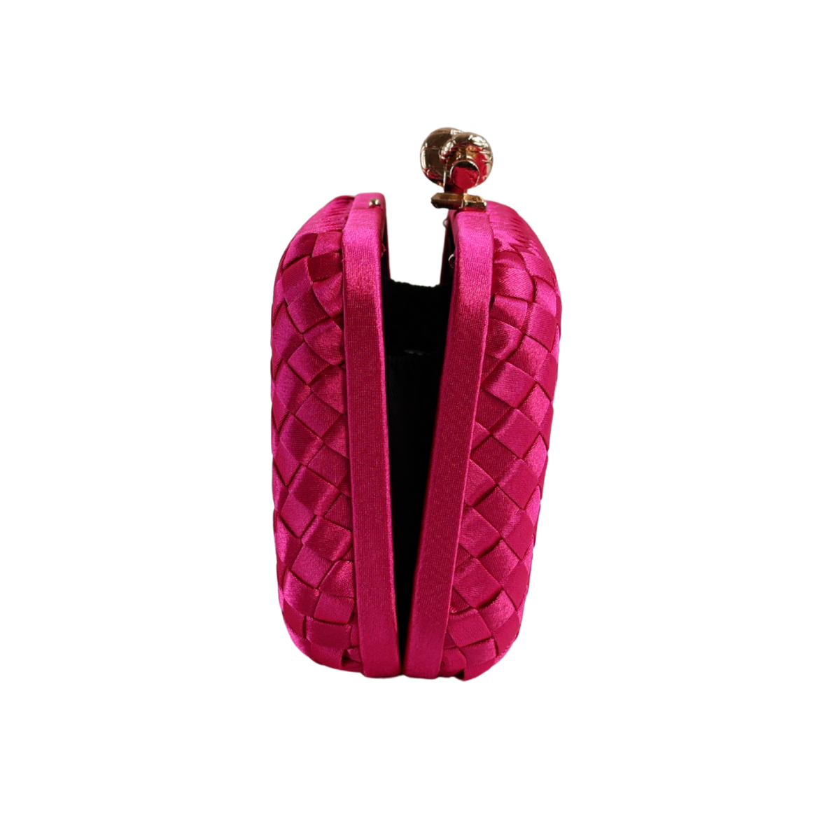 Bolsa Clutch Festa Tressê Cetim Inspired Média Rosa Pink