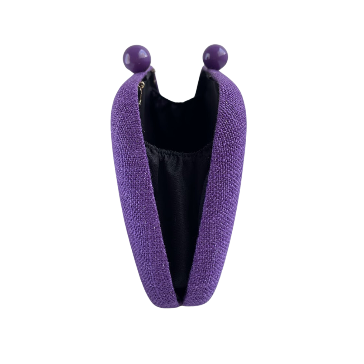 Bolsa de Festa Clutch Linho Roxa