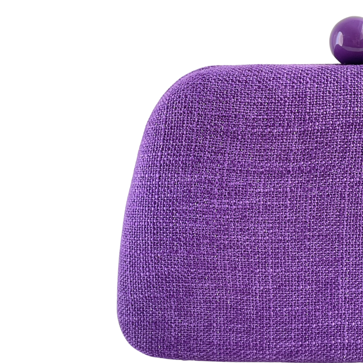 Bolsa de Festa Clutch Linho Roxa