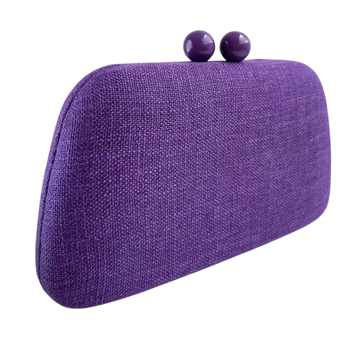Bolsa de Festa Clutch Linho Roxa