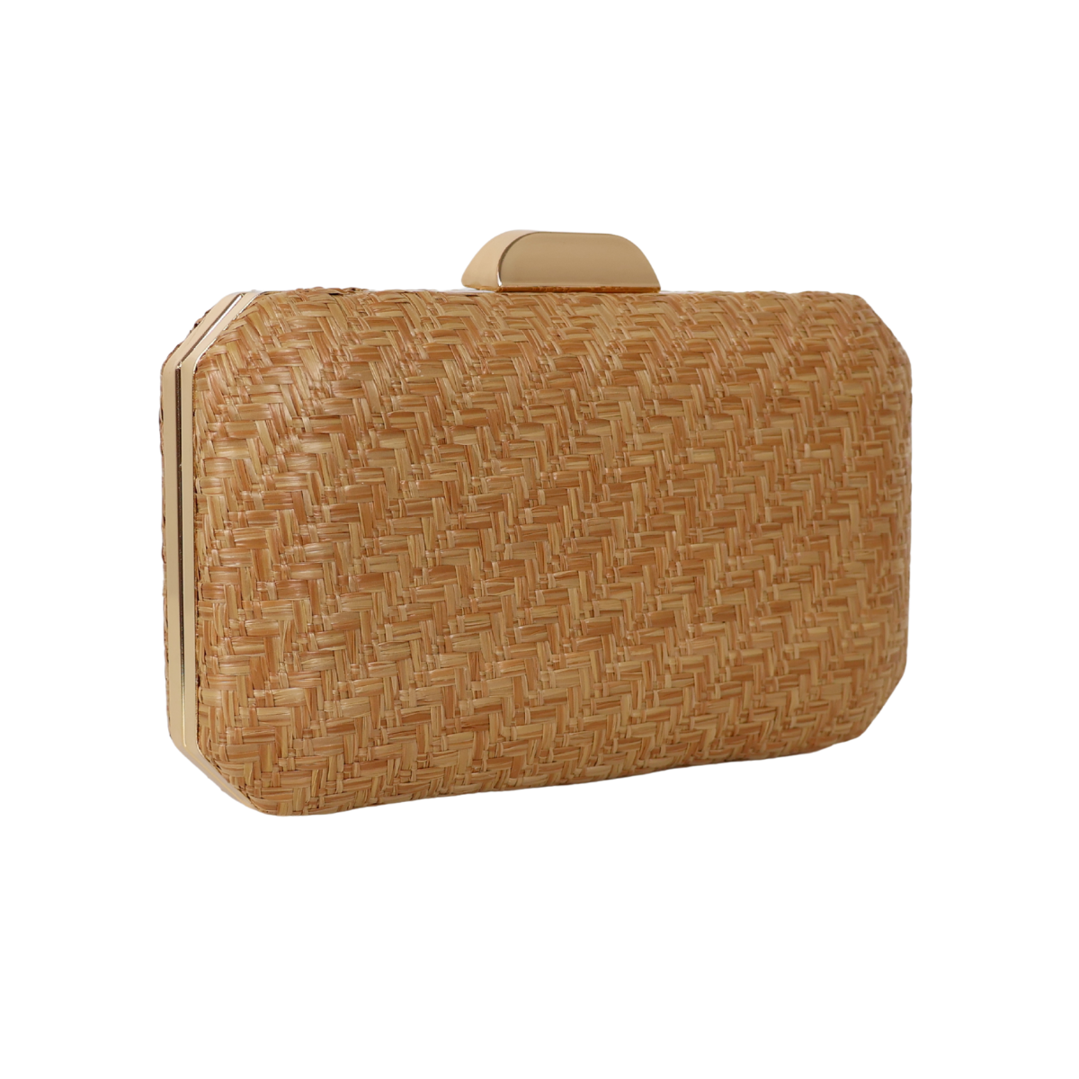 Bolsa Clutch Festa Palha Caramelo