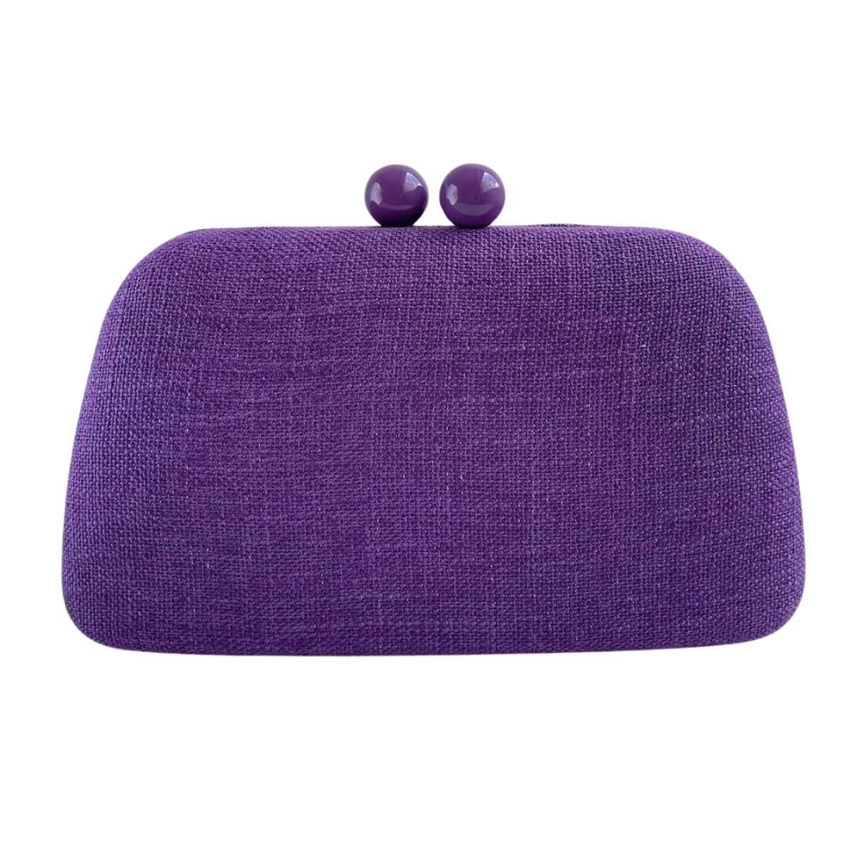 Bolsa de Festa Clutch Linho Roxa