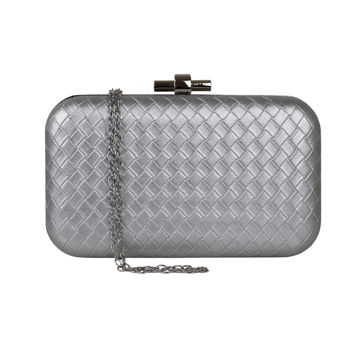 Bolsa Clutch Festa Tramas Prata