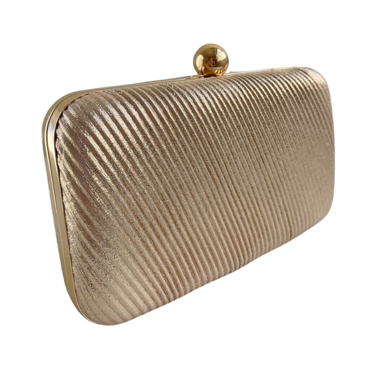 Bolsa de Festa Clutch Dourada