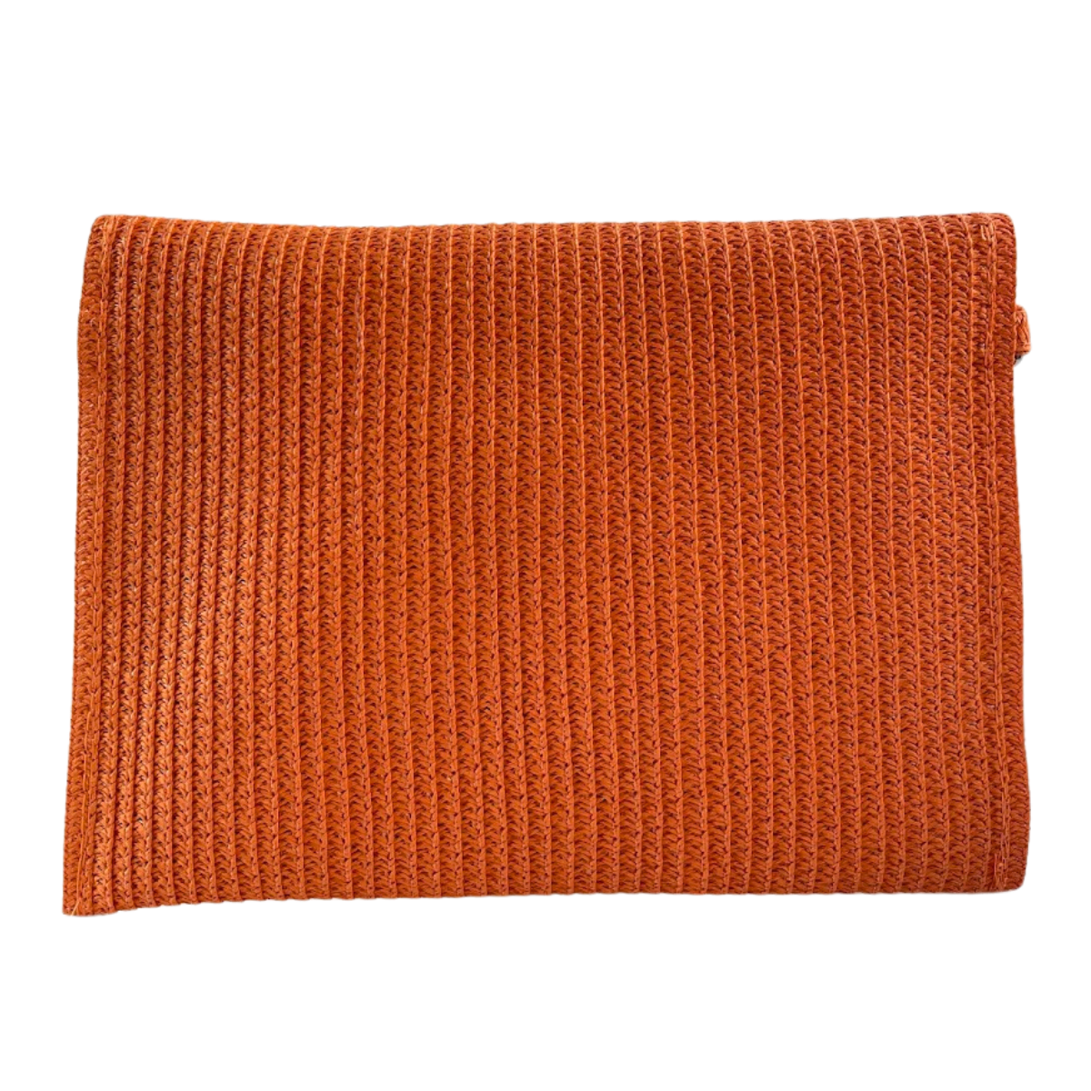 Bolsa Carteira Envelope Palha Laranja