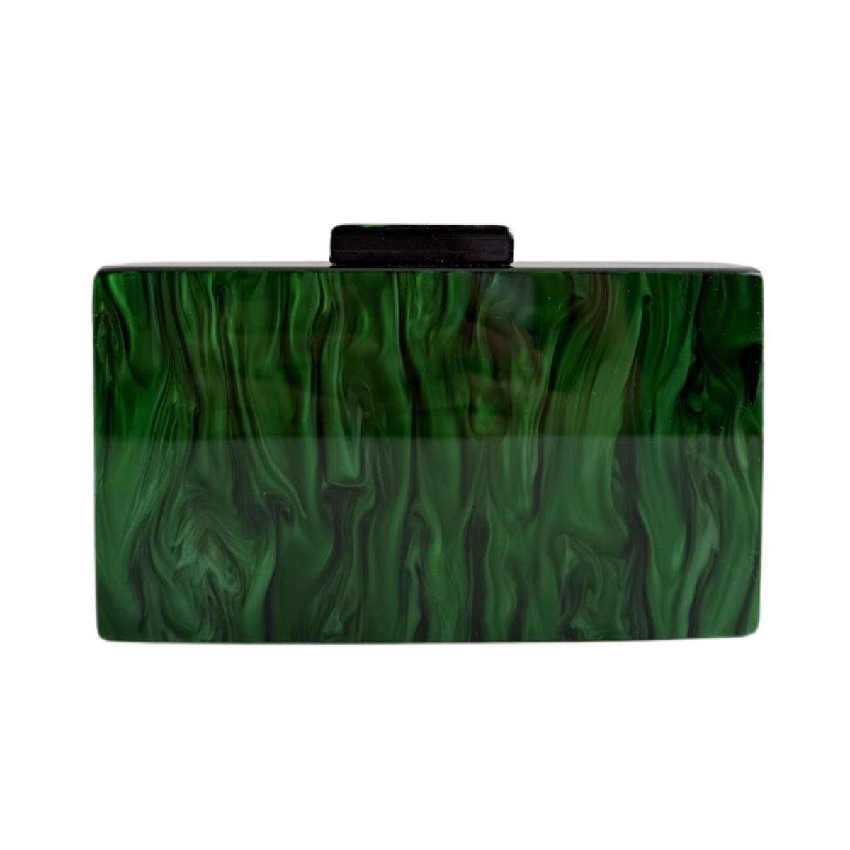 Bolsa de Festa Clutch Acrílico Verde Escuro
