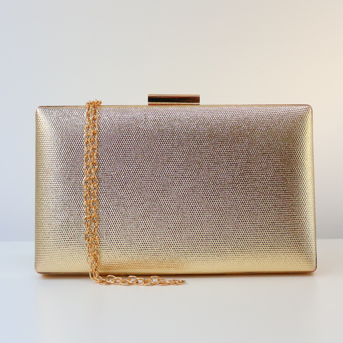 Bolsa Clutch Festa Dourada