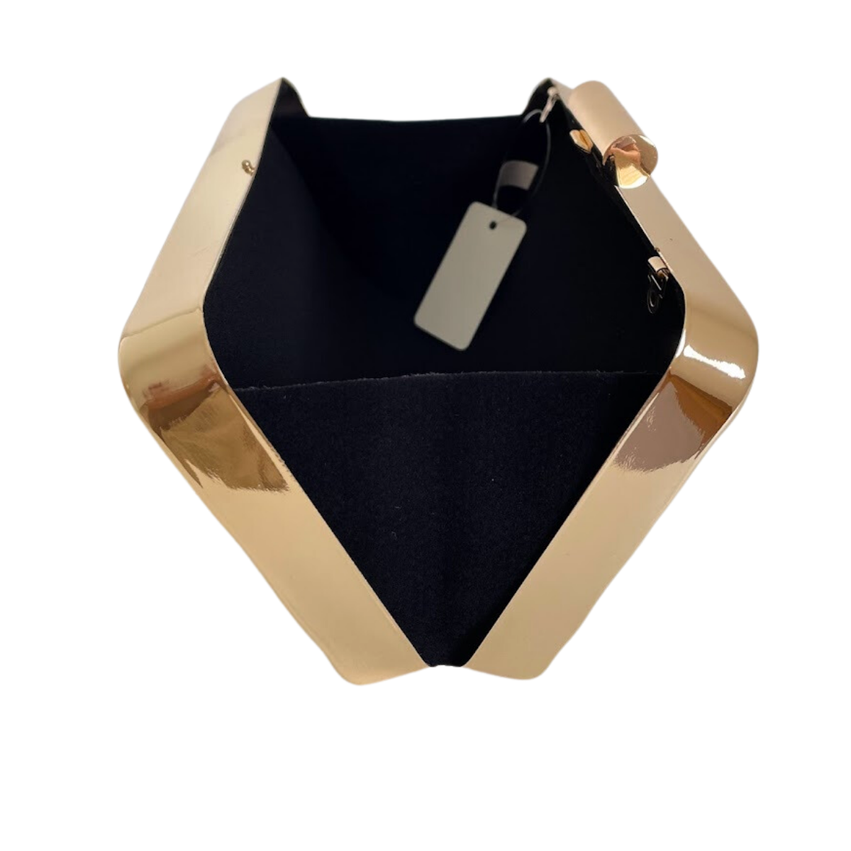 Bolsa de Festa Clutch Dourada Metálica - ReUse