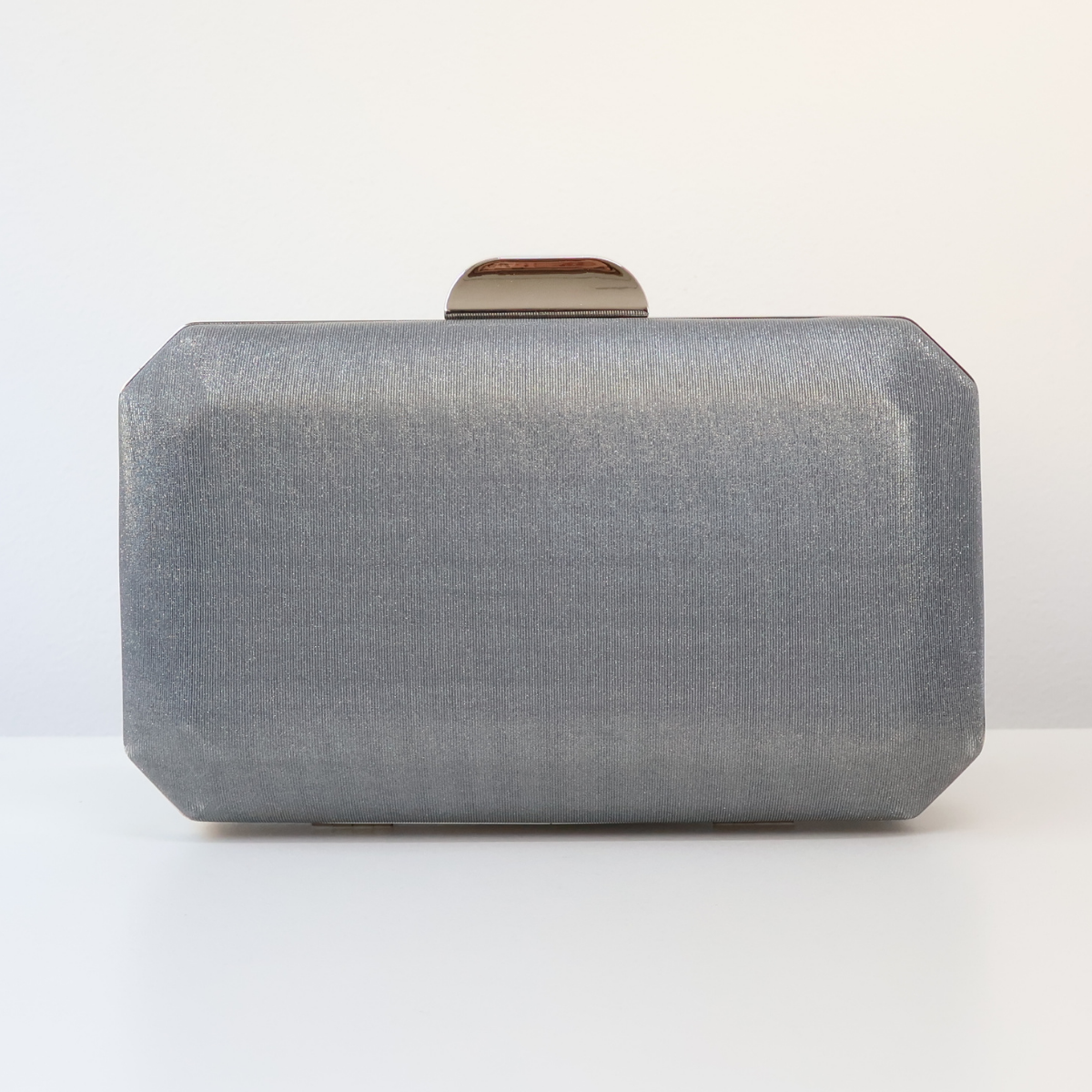 Bolsa Clutch Festa Prateada Grafite