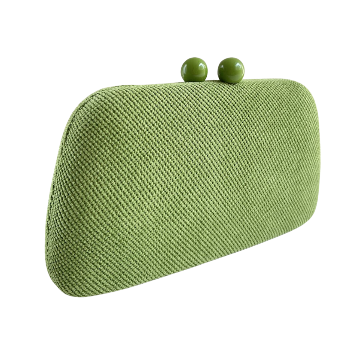 Bolsa Clutch Festa Tecido Verde
